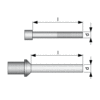 71C00485 Extended tie-rod M5 x 120 for KJ45 - KJ45/S - Image 2